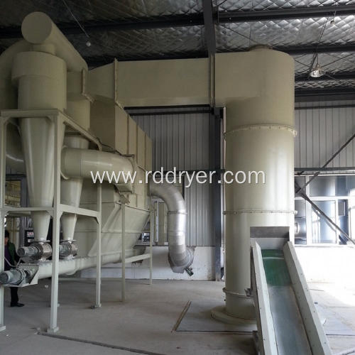 Flash drying machine of antimony trioxide